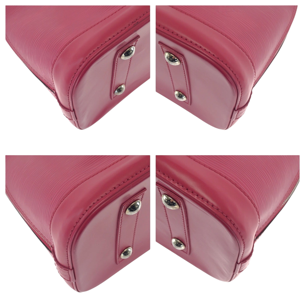 17598
LOUIS VUITTON ルイヴィトン エピ アルマ フューシャ ピンク シルバー金具 エピレザー M40490 ハンドバッグ  レディース ABP75