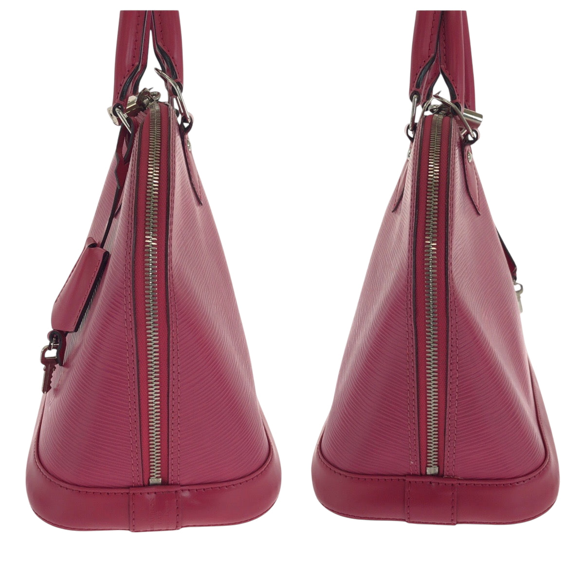 17598
LOUIS VUITTON ルイヴィトン エピ アルマ フューシャ ピンク シルバー金具 エピレザー M40490 ハンドバッグ  レディース ABP75