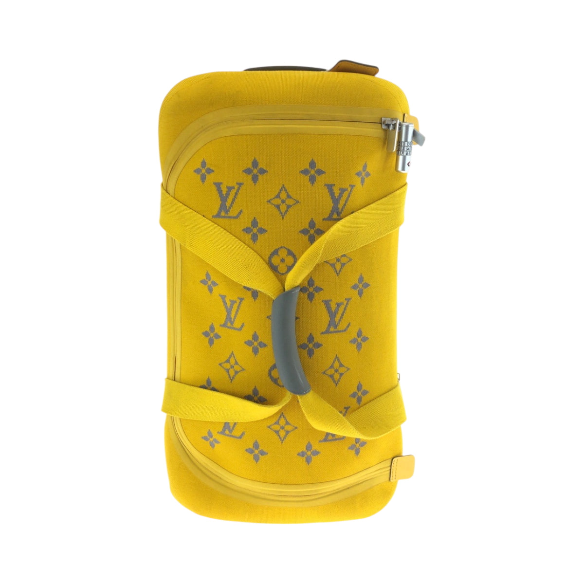 17599
LOUIS VUITTON ルイヴィトン モノグラム ホライゾン ソフト 2R55 ジョーヌ イエロー シルバー キャンバス M20124 キャリーバッグ ボストンバッグ  メンズ ABP200
