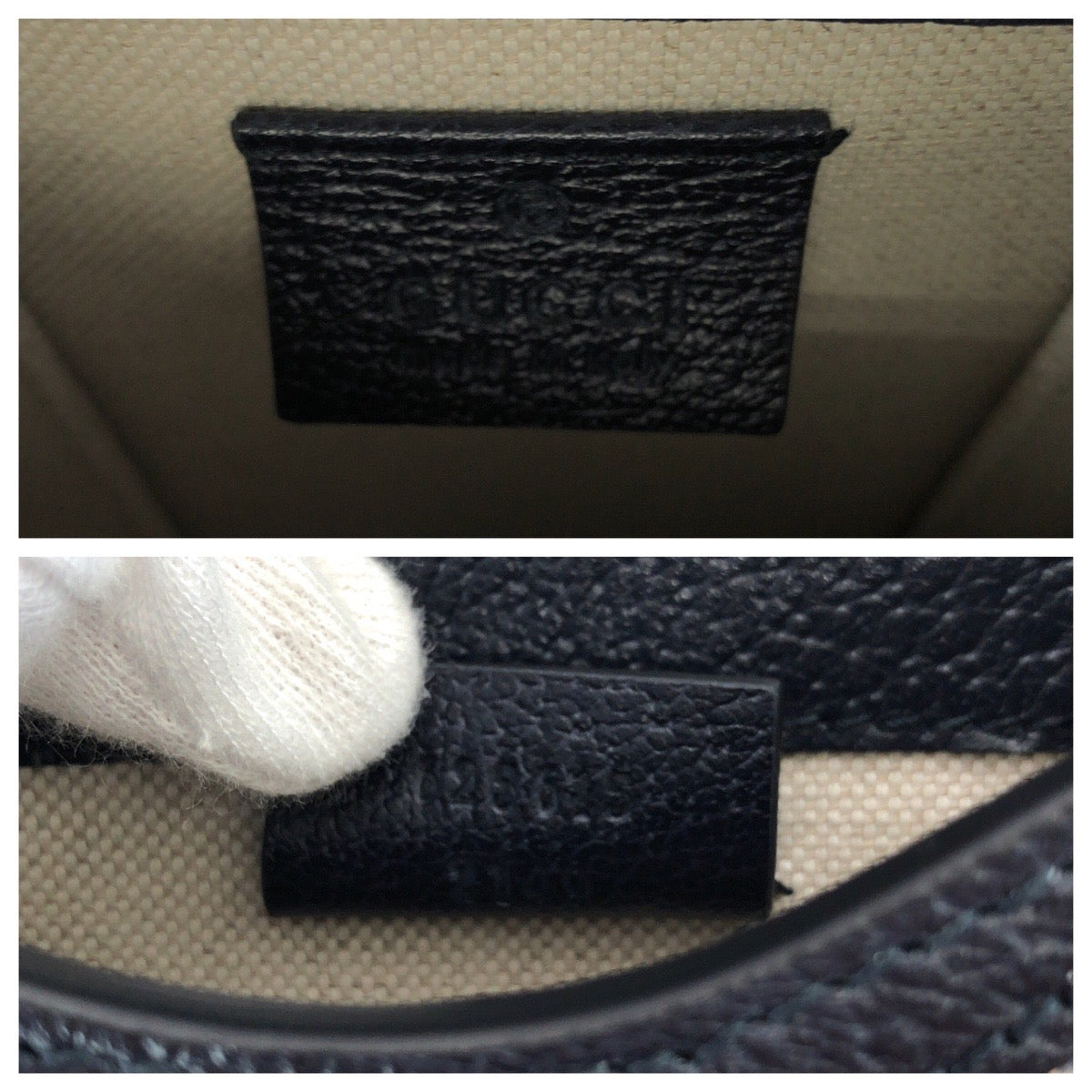 17601
GUCCI グッチ 1955 ホースビット グレー ネイビー シルバー金具 GGスプリームキャンバス 625615 ショルダーバッグ フォンポーチ ポシェット メンズ SA80