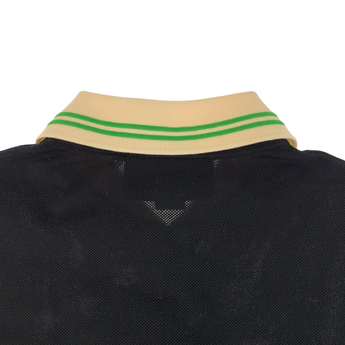 17603
GUCCI グッチ インターロッキング ブラック 黒 コットン / ポリウレタン ポロシャツ  メンズ N45