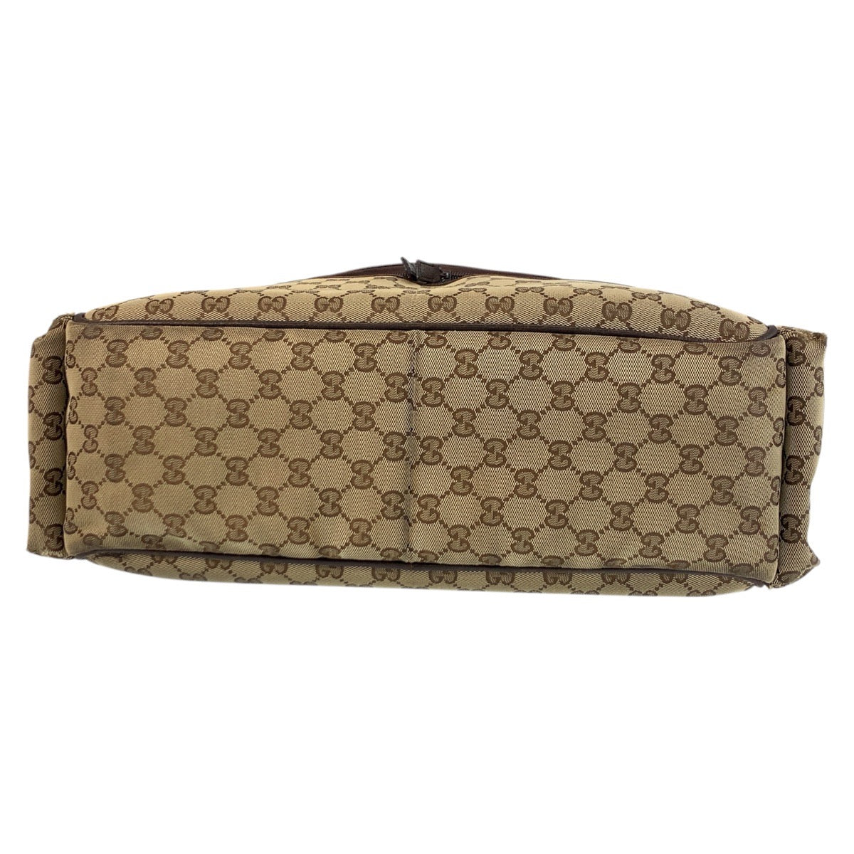 17610
GUCCI グッチ ベージュ ブラウン GGキャンバス / レザー 123326 ショルダーバッグ メッセンジャーバッグ  レディース B16