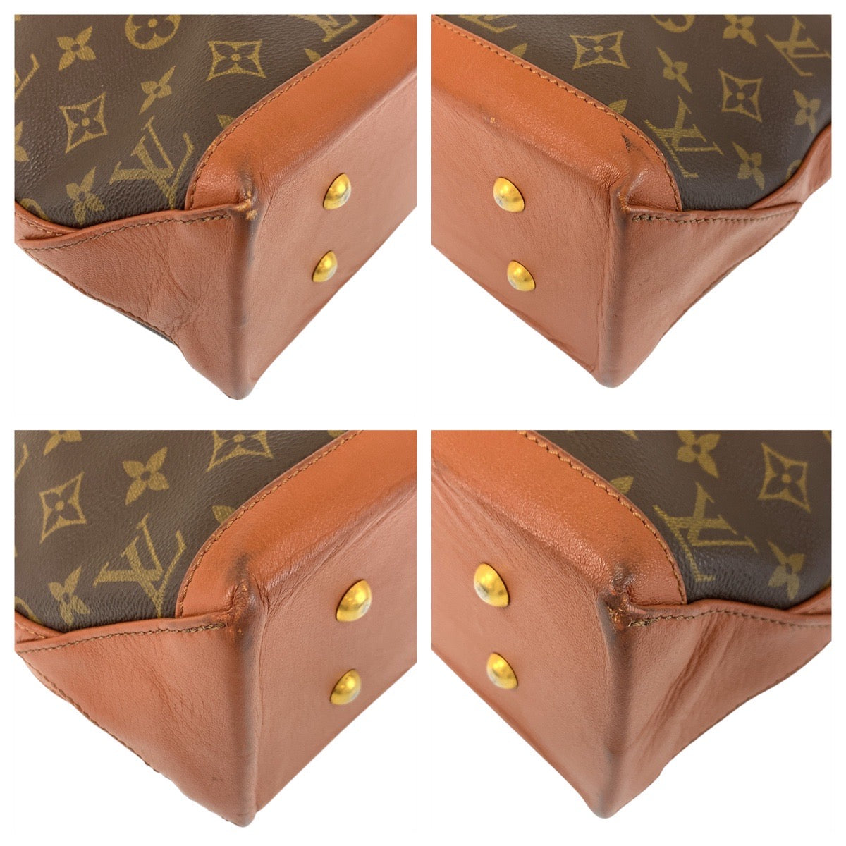 17611
LOUIS VUITTON ルイヴィトン モノグラム ウィークエンドPM ブラウン ゴールド金具 PVC / レザー M42425 トートバッグ ショルダーバッグ  メンズ AB45