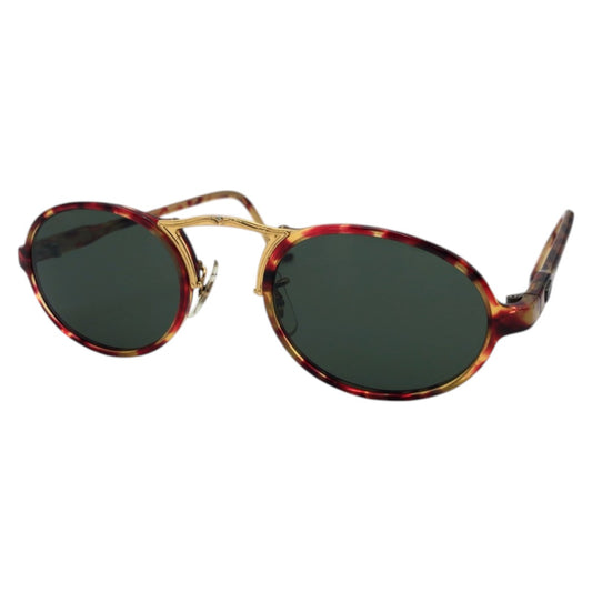 17612
Ray-Ban レイバン ヴィンテージ B&L RAY-BAN U.S.A ブラウン ゴールド プラスチック サングラス 男女兼用 オーバル  メンズ ABP33