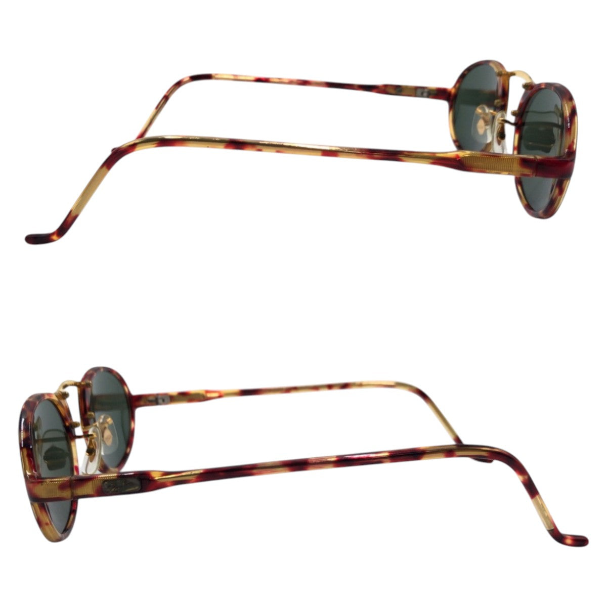 17612
Ray-Ban レイバン ヴィンテージ B&L RAY-BAN U.S.A ブラウン ゴールド プラスチック サングラス 男女兼用 オーバル  メンズ ABP33