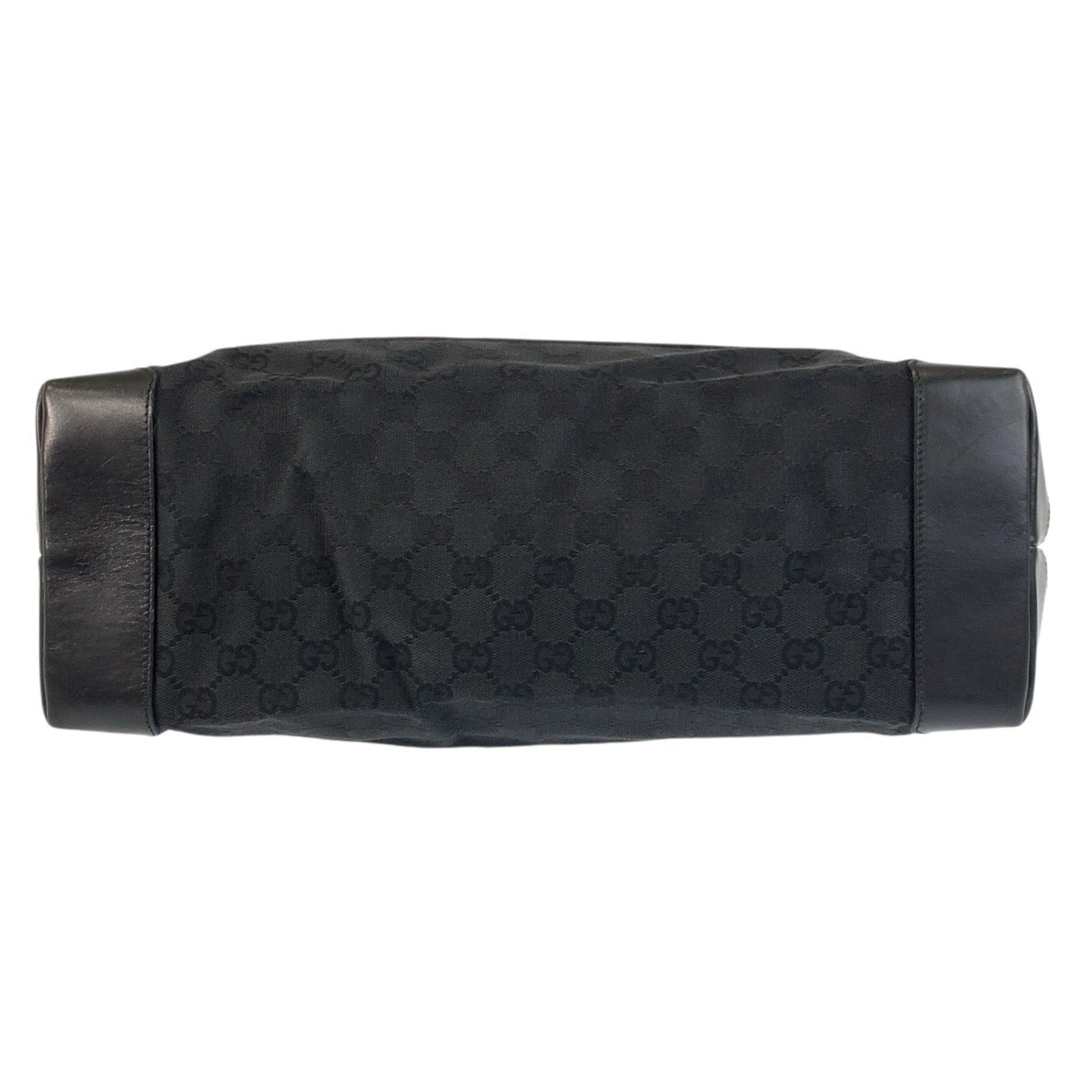 17614
GUCCI グッチ ブラック 黒 シルバー金具 GGキャンバス / レザー 34339 トートバッグ ショルダーバッグ  レディース AB34
