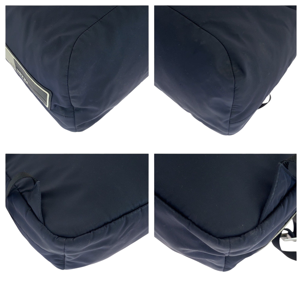 17616
PRADA プラダ テスート ネイビー シルバー金具 ナイロン リュックサック バックパック  メンズ ABP63