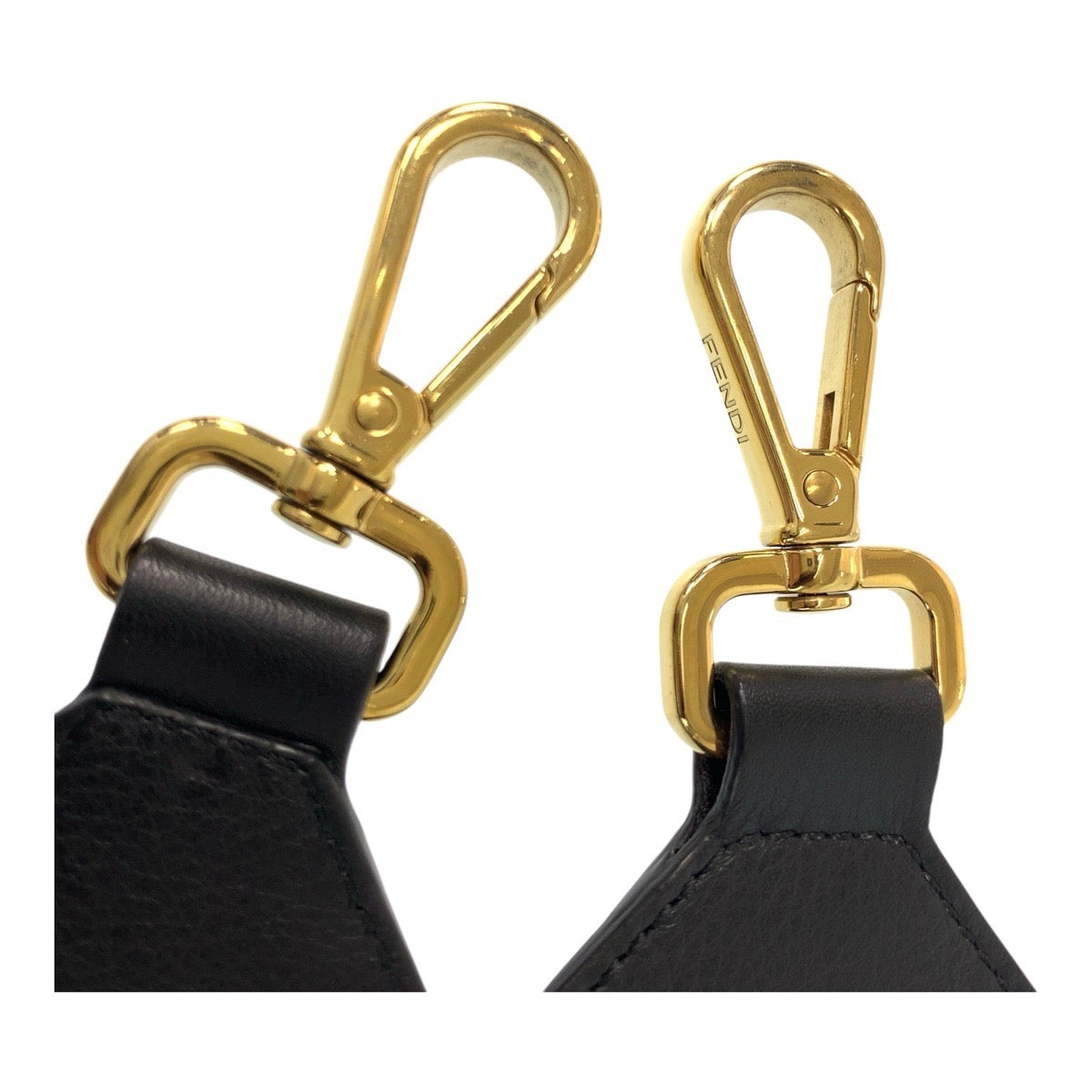 17623
FENDI フェンディ ズッカ ブラウン ゴールド金具 キャンバス / レザー ショルダーストラップ  レディース A60
