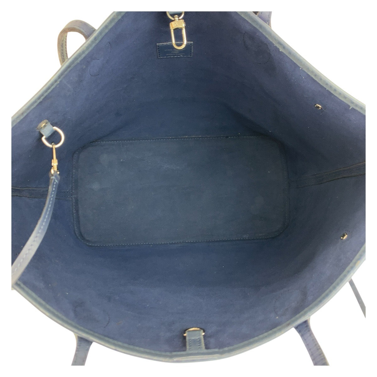17626
LOUIS VUITTON ルイヴィトン エピ ネヴァーフルMM ネイビー シルバー金具 レザー M40885 トートバッグ ショルダーバッグ  レディース ABP120