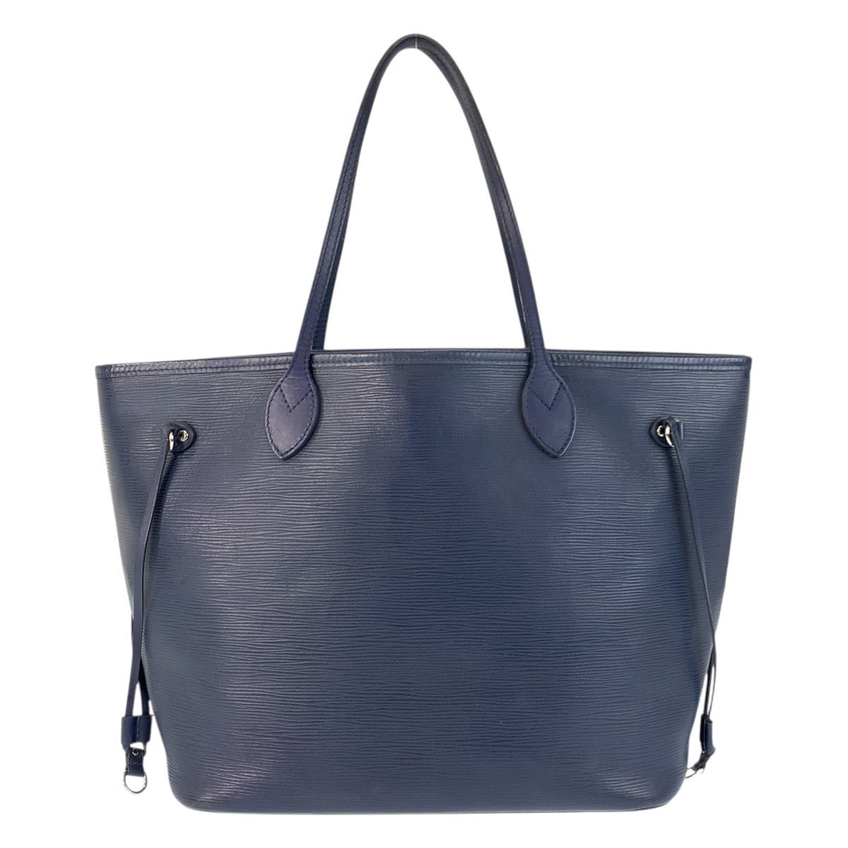 17626
LOUIS VUITTON ルイヴィトン エピ ネヴァーフルMM ネイビー シルバー金具 レザー M40885 トートバッグ ショルダーバッグ  レディース ABP120