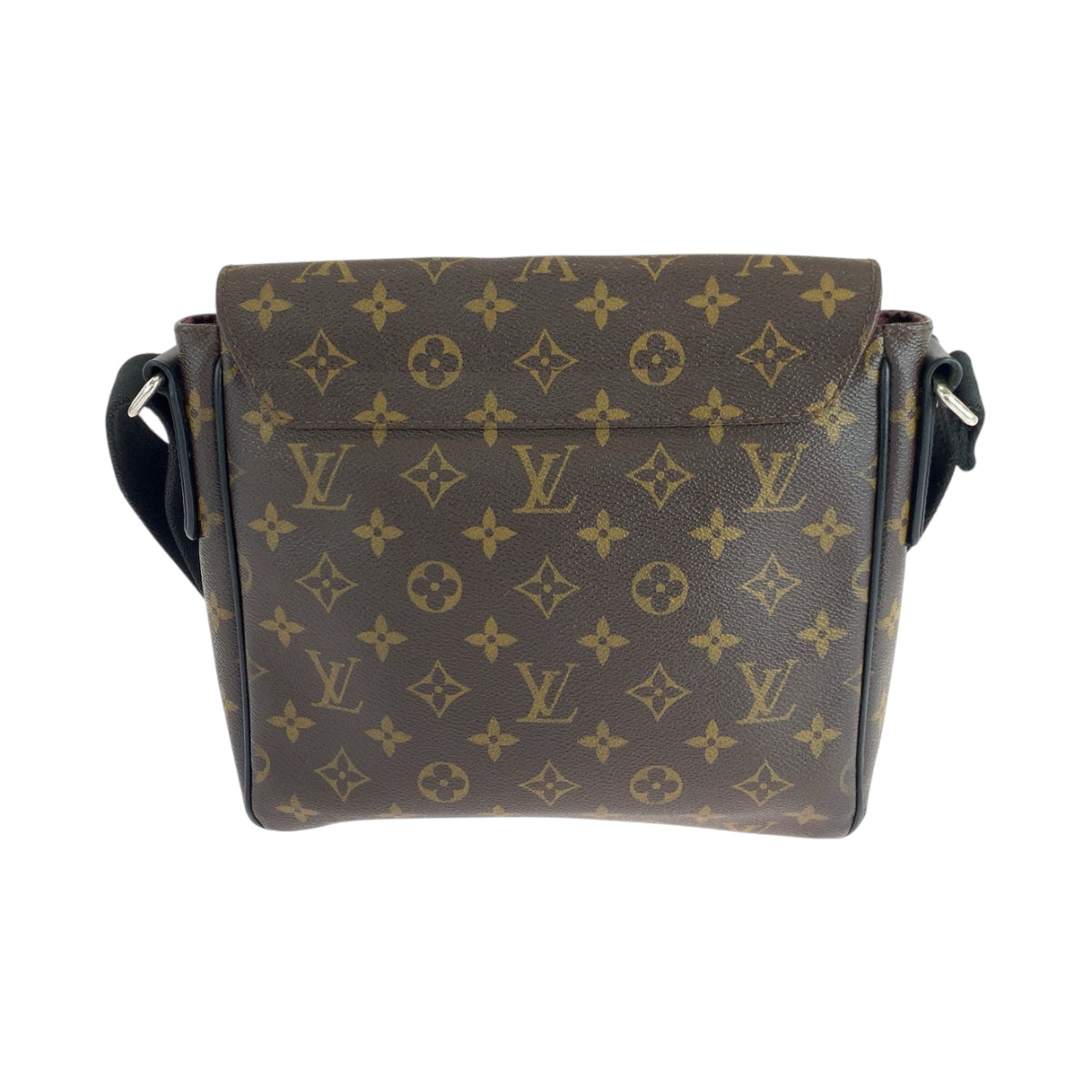 17629
LOUIS VUITTON ルイヴィトン モノグラム マカサー ディストリクトPM 男女兼用 ブラウン ブラック シルバー金具 PVC M40935 ショルダーバッグ レディース AB72