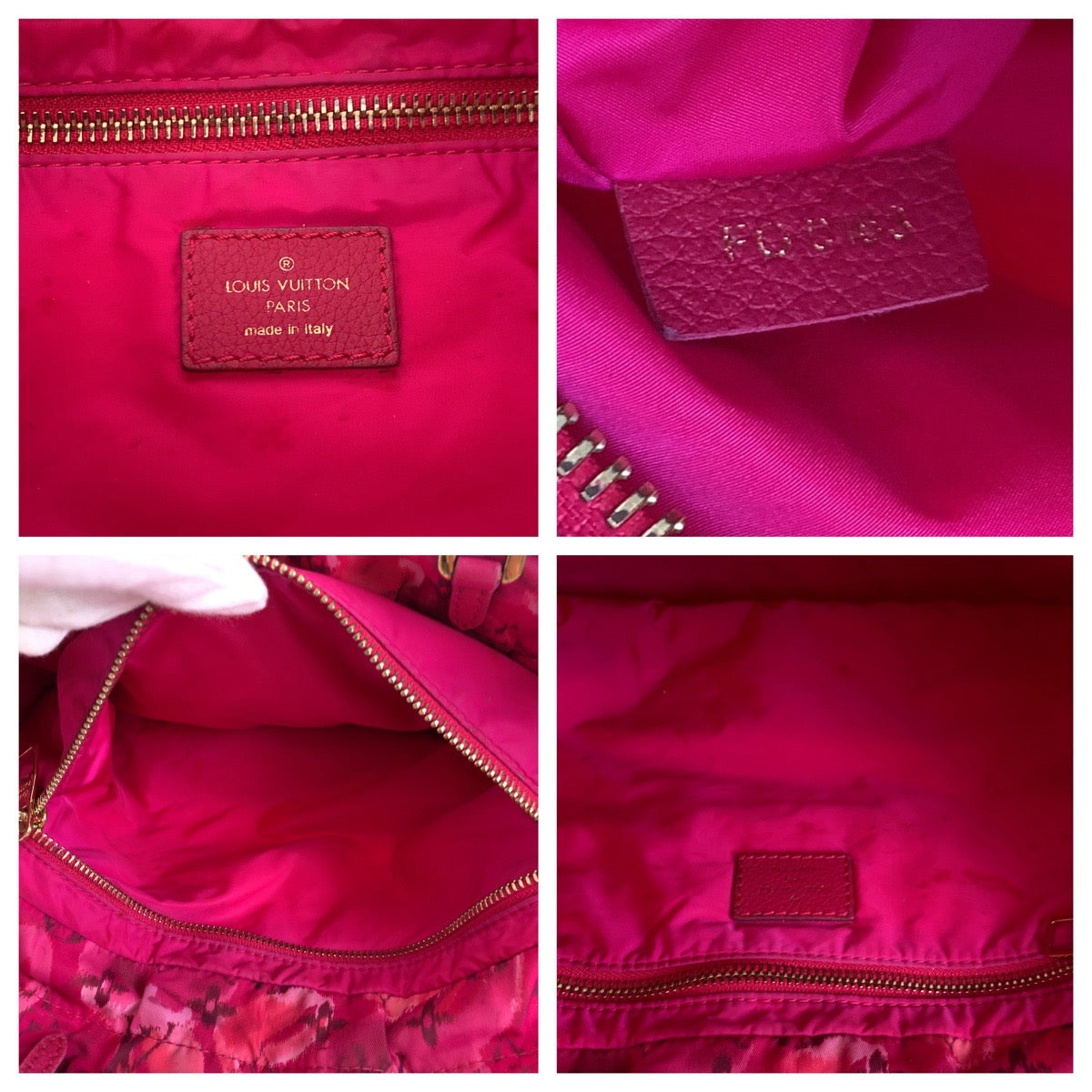 17633
LOUIS VUITTON ルイヴィトン イカットフラワー ノエフルMM ローズアンディアン ピンク ゴールド金具 ナイロン / レザー M94313 トートバッグ ショルダーバッグ レディース ABP120