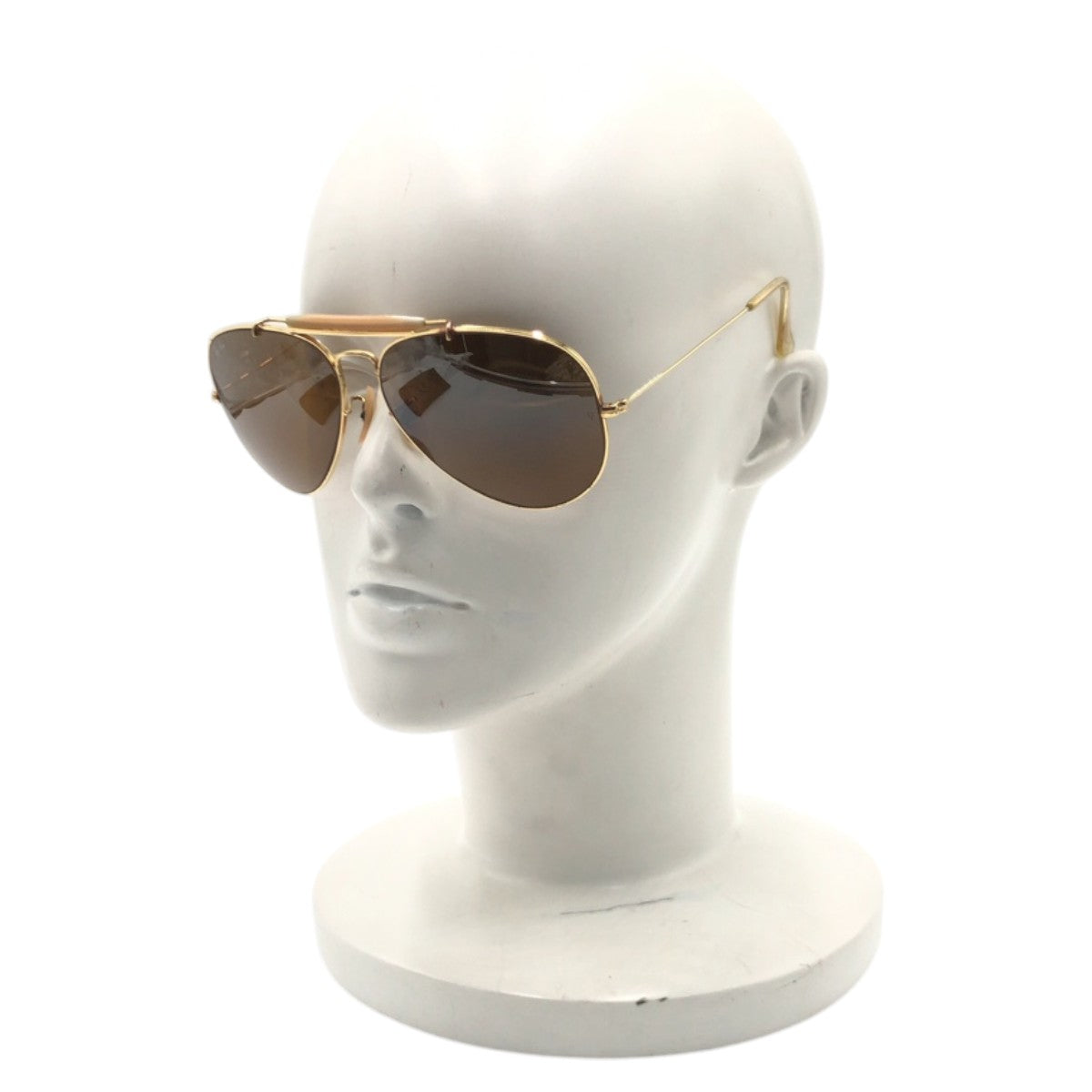 17634
Ray-Ban レイバン ヴィンテージ B&L RAY-BAN U.S.A ティアドロップ ゴールド ブラウン メタル サングラス 男女兼用 ティアドロップ  メンズ ABP24
