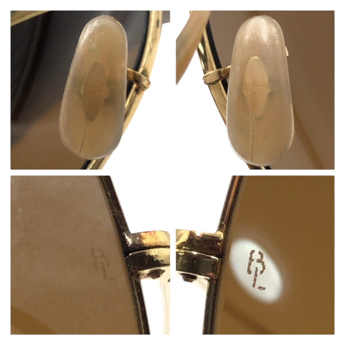 17634
Ray-Ban レイバン ヴィンテージ B&L RAY-BAN U.S.A ティアドロップ ゴールド ブラウン メタル サングラス 男女兼用 ティアドロップ  メンズ ABP24
