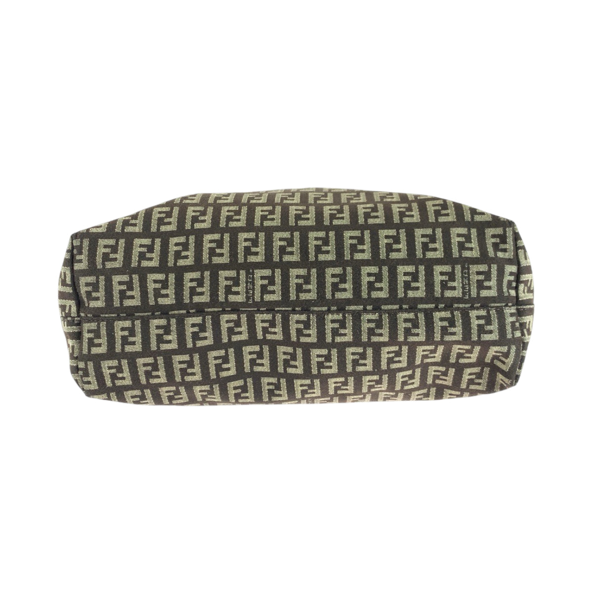 17636
FENDI フェンディ ズッキーノ ブラウン ベージュ シルバー金具 キャンバス 2201 8BH074 トートバッグ ショルダーバッグ  レディース