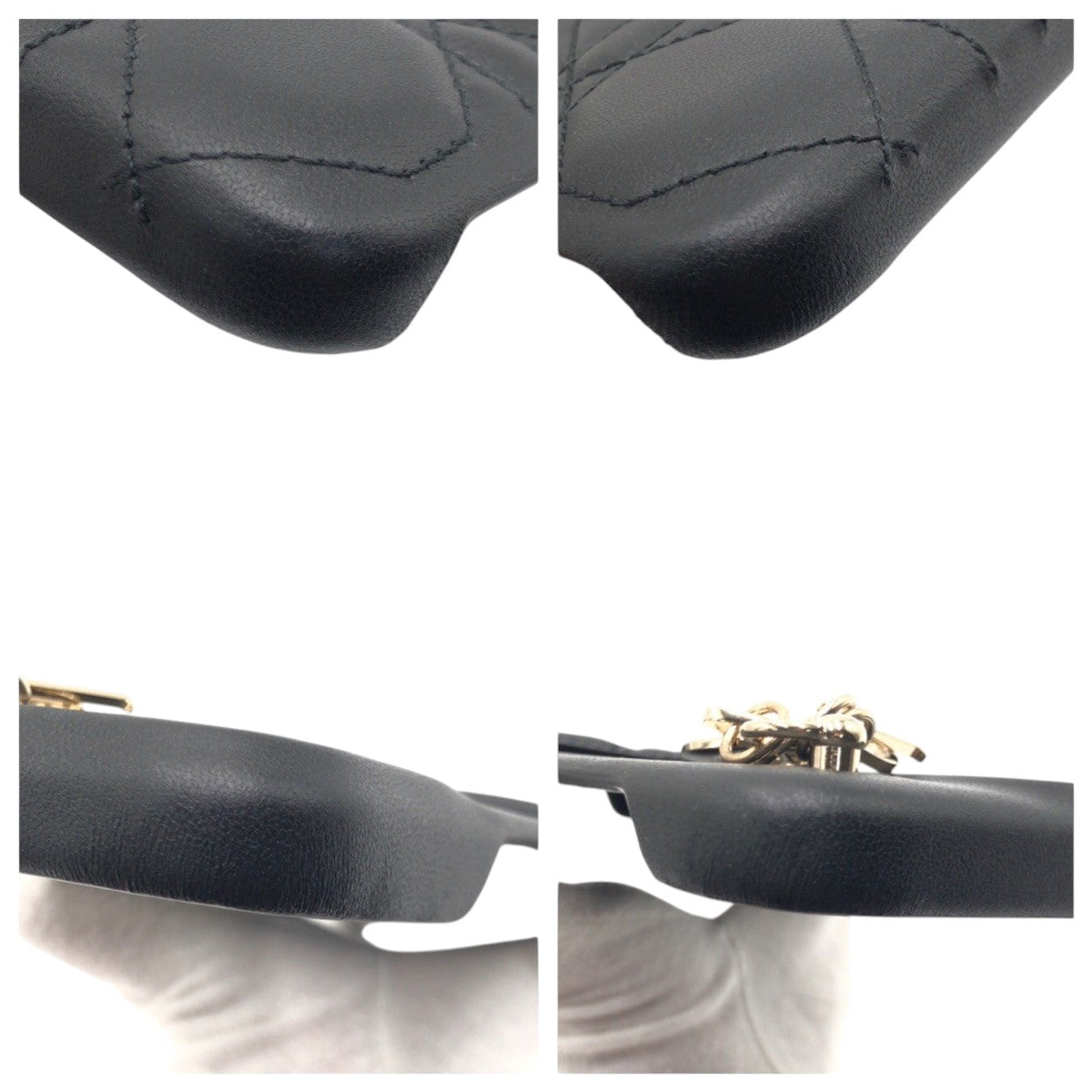 17640
Dior ディオール レディディオール ブラック レザー iPhoneケース iPhone Pro Max  レディース A