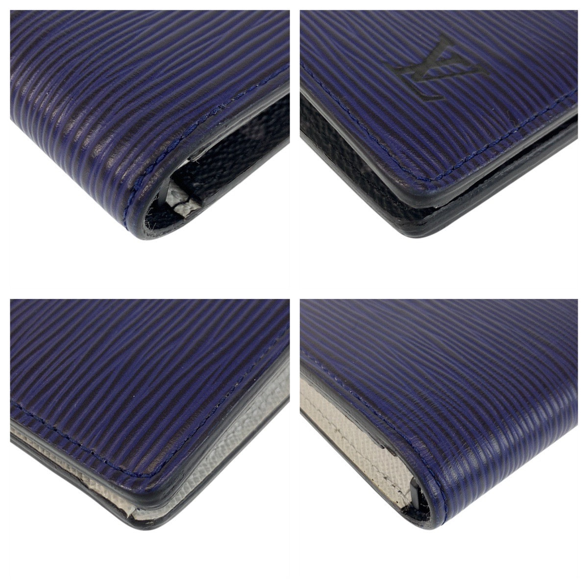 17644
LOUIS VUITTON ルイヴィトン エピ モノグラム エクリプス ポルトフォイユ ブラザ ネイビー ホワイト レザー M81371 長財布 ロングウォレット  メンズ ABP52