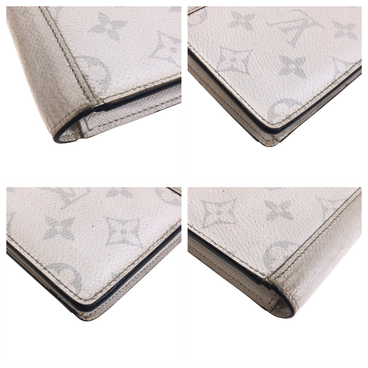 17645
LOUIS VUITTON ルイヴィトン タイガラマ ポルトフォイユ ブラザ アンタークティカ ホワイト シルバー金具 PVC / レザー M30298 長財布 ロングウォレット  メンズ