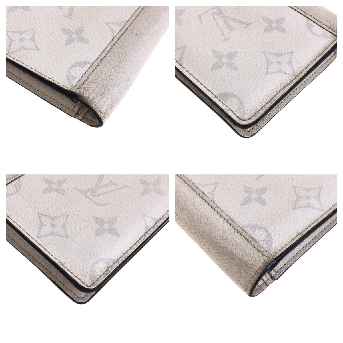 17645
LOUIS VUITTON ルイヴィトン タイガラマ ポルトフォイユ ブラザ アンタークティカ ホワイト シルバー金具 PVC / レザー M30298 長財布 ロングウォレット  メンズ