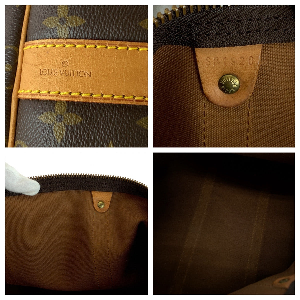 17657
LOUIS VUITTON ルイヴィトン モノグラム キーポル55 バンドリエール ブラウン ゴールド金具 PVC M41414 ボストンバッグ ショルダーバッグ 2way  レディース AB80