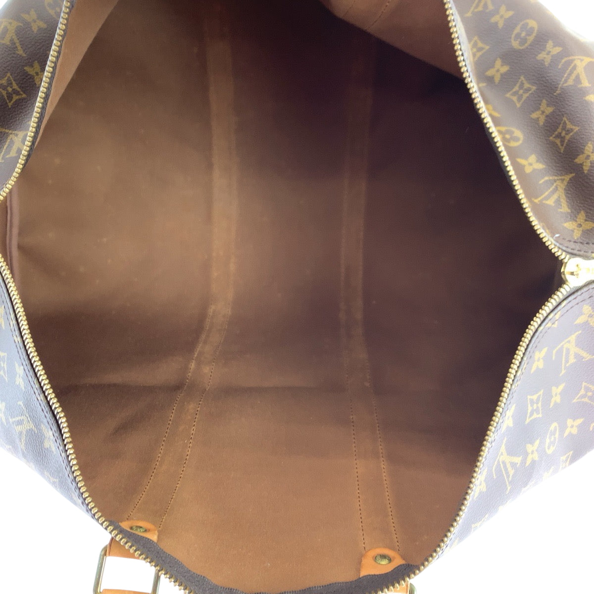 17657
LOUIS VUITTON ルイヴィトン モノグラム キーポル55 バンドリエール ブラウン ゴールド金具 PVC M41414 ボストンバッグ ショルダーバッグ 2way  レディース AB80