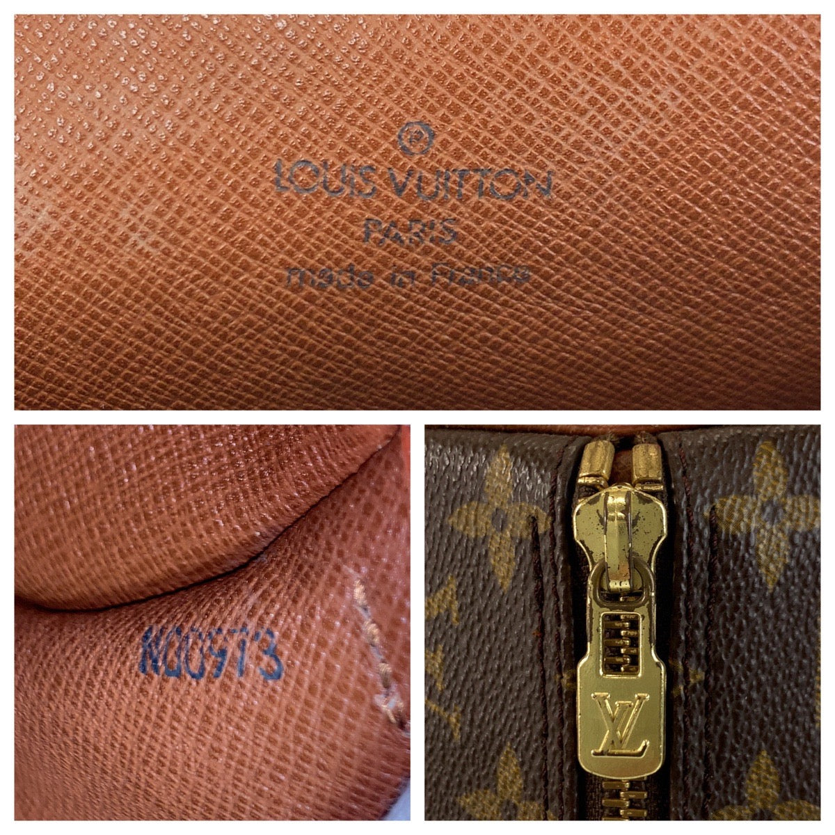 17660
LOUIS VUITTON ルイヴィトン モノグラム パピヨン30 ブラウン ゴールド金具 PVC / レザー M51365 ハンドバッグ  レディース ABP45