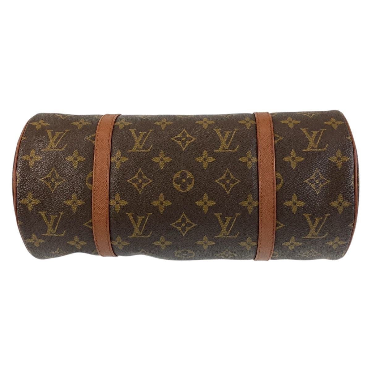 17660
LOUIS VUITTON ルイヴィトン モノグラム パピヨン30 ブラウン ゴールド金具 PVC / レザー M51365 ハンドバッグ  レディース ABP45