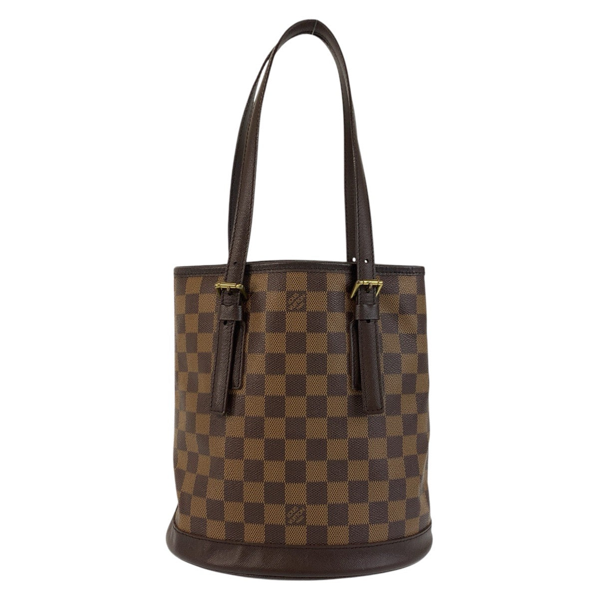 17666
LOUIS VUITTON ルイヴィトン ダミエ マレ ブラウン ゴールド金具 PVC / レザー N42240 トートバッグ ショルダーバッグ レディース AB43