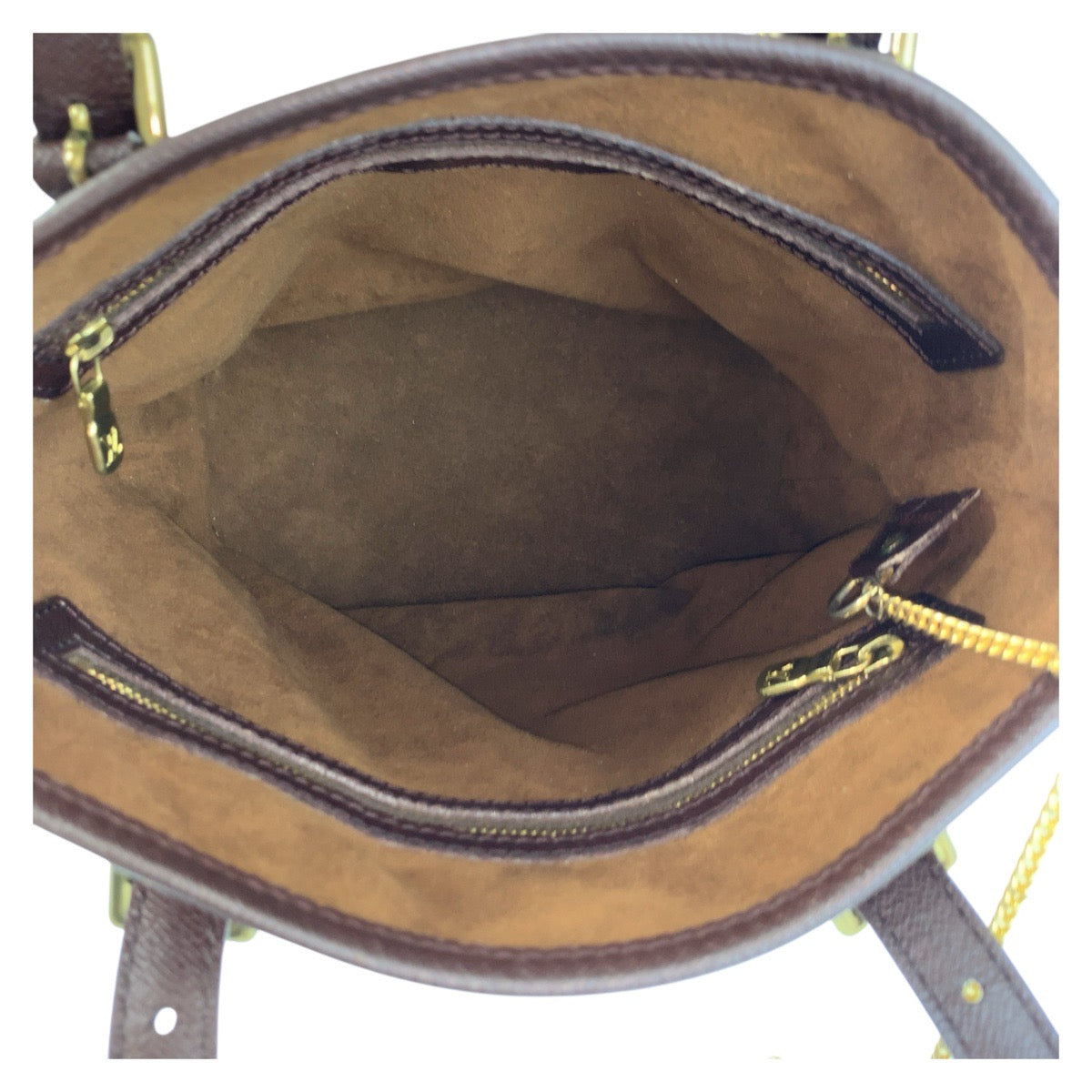 17666
LOUIS VUITTON ルイヴィトン ダミエ マレ ブラウン ゴールド金具 PVC / レザー N42240 トートバッグ ショルダーバッグ レディース AB43