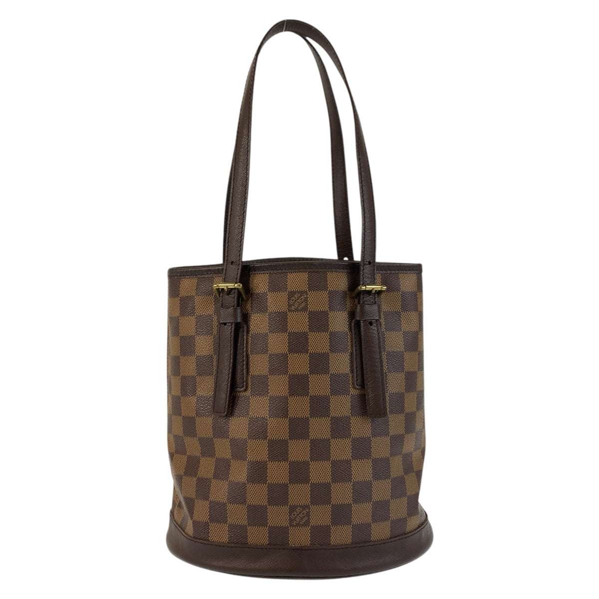 17666
LOUIS VUITTON ルイヴィトン ダミエ マレ ブラウン ゴールド金具 PVC / レザー N42240 トートバッグ ショルダーバッグ レディース AB43
