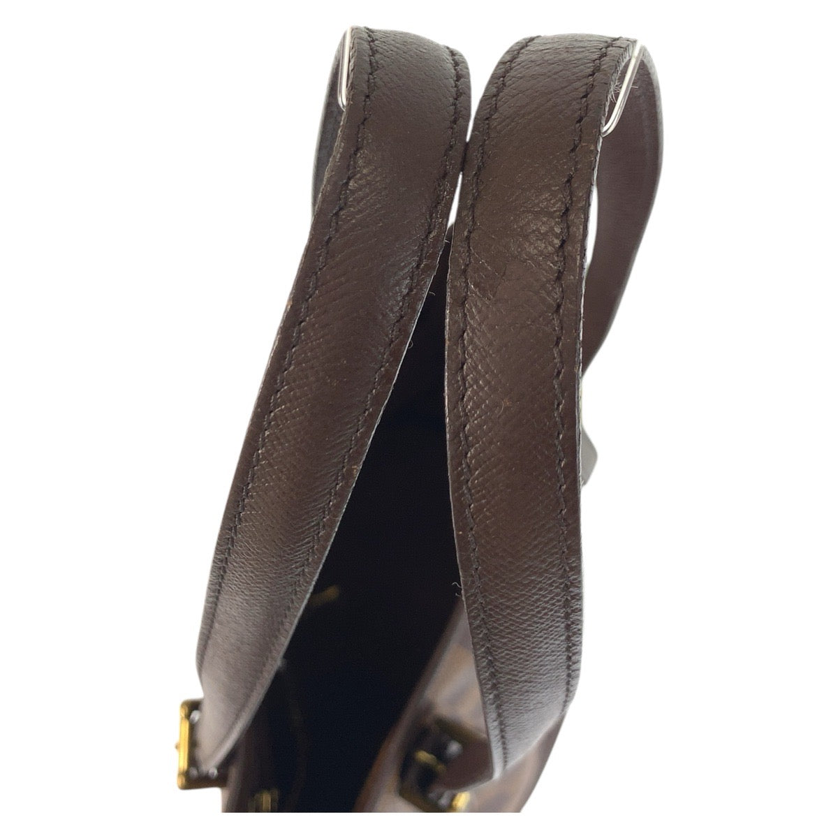 17666
LOUIS VUITTON ルイヴィトン ダミエ マレ ブラウン ゴールド金具 PVC / レザー N42240 トートバッグ ショルダーバッグ レディース AB43