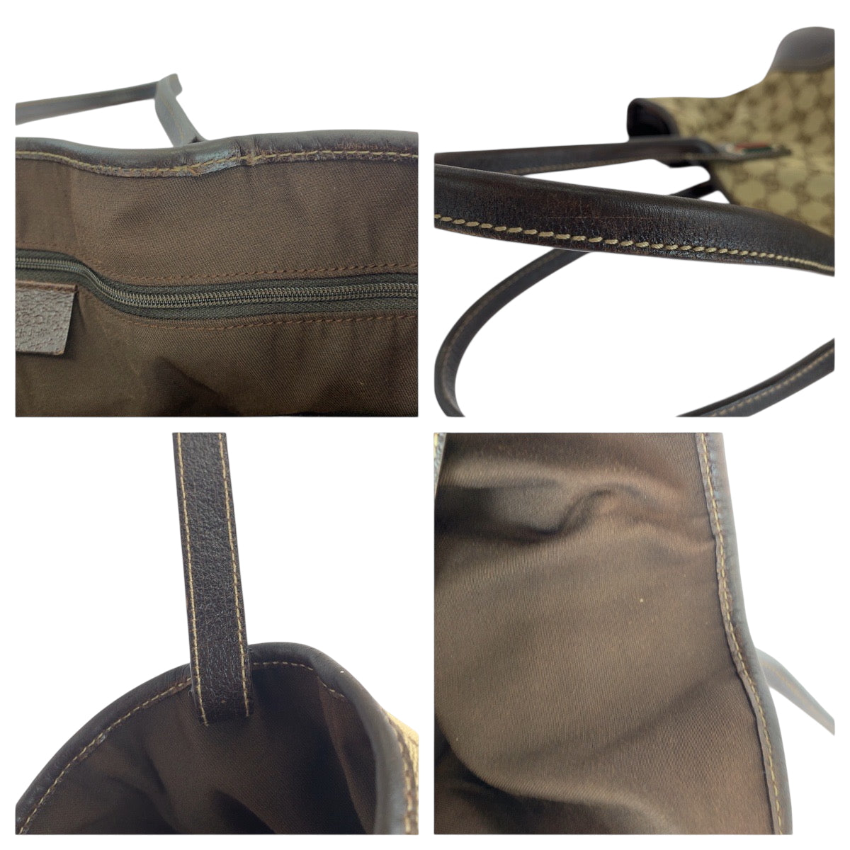 17667
GUCCI グッチ シェリーライン プリンシー ベージュ ブラウン ゴールド金具 GGキャンバス 163805 トートバッグ ショルダーバッグ レディース ABP46