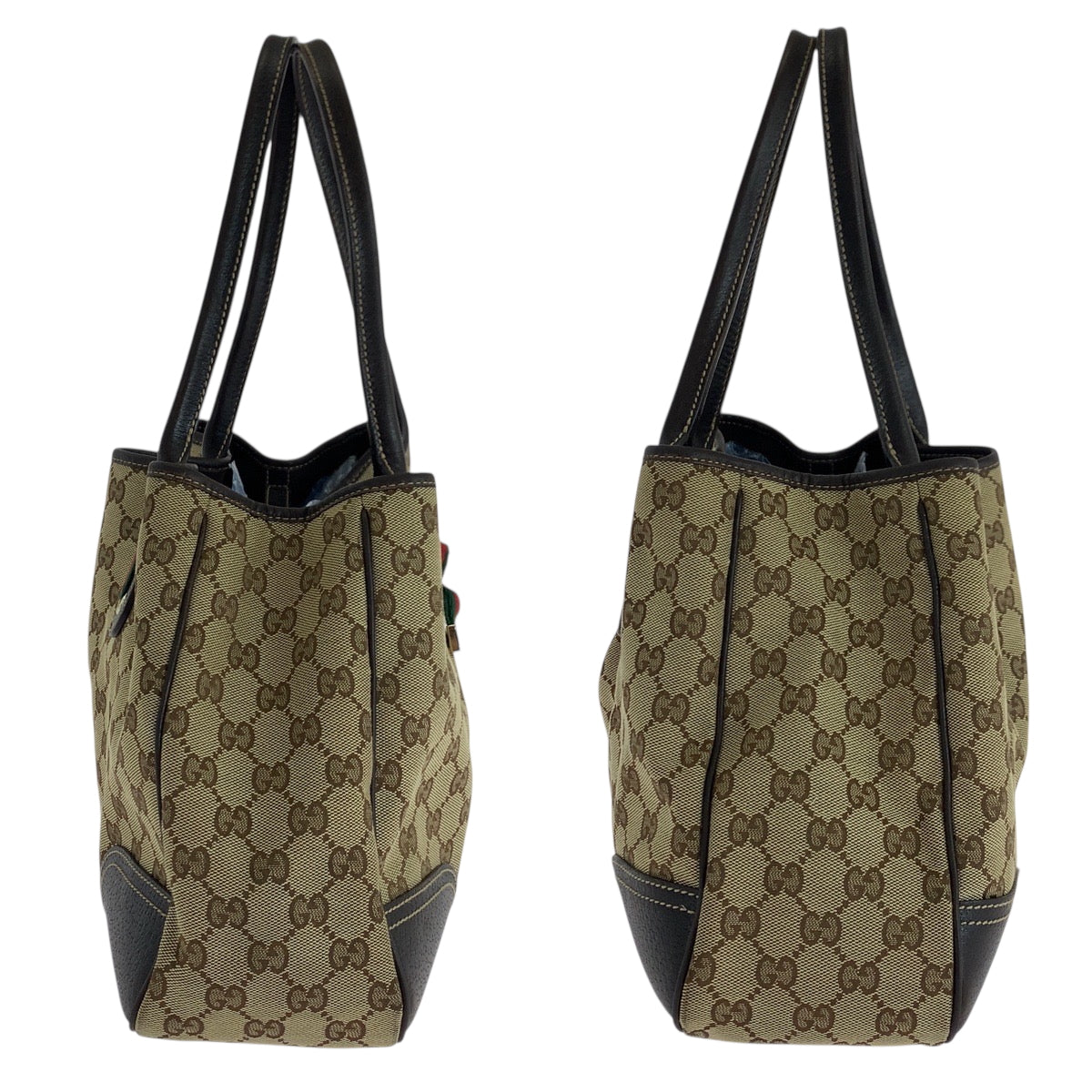 17667
GUCCI グッチ シェリーライン プリンシー ベージュ ブラウン ゴールド金具 GGキャンバス 163805 トートバッグ ショルダーバッグ レディース ABP46