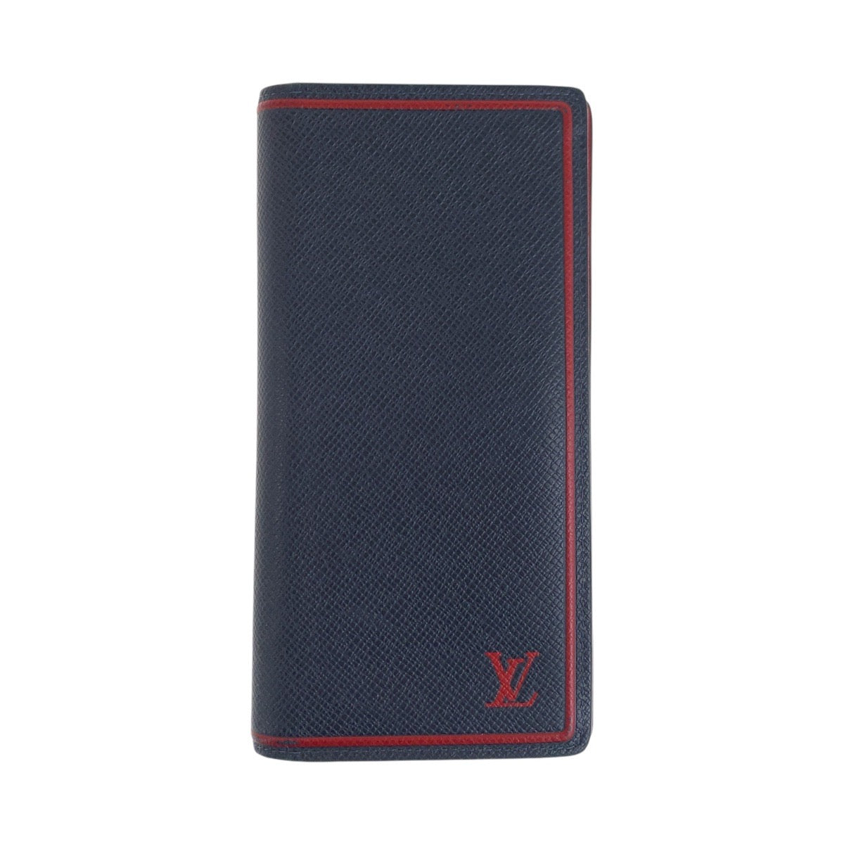 17670
LOUIS VUITTON ルイヴィトン タイガ ポルトフォイユ ブラザ ブルーマリーヌ ネイビー レッド シルバー金具 レザー M63434 長財布 ロングウォレット メンズ ABP28