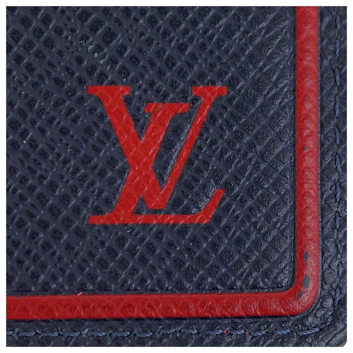 17670
LOUIS VUITTON ルイヴィトン タイガ ポルトフォイユ ブラザ ブルーマリーヌ ネイビー レッド シルバー金具 レザー M63434 長財布 ロングウォレット メンズ ABP28