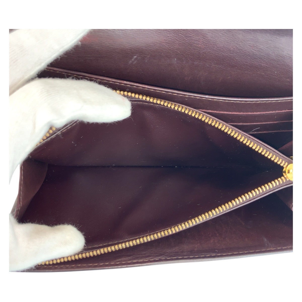 17675
LOUIS VUITTON ルイヴィトン ヴェルニ ポルトフォイユ サラ アマラント ボルドー ゴールド金具 パテントレザー M93524 長財布 ロングウォレット  レディース