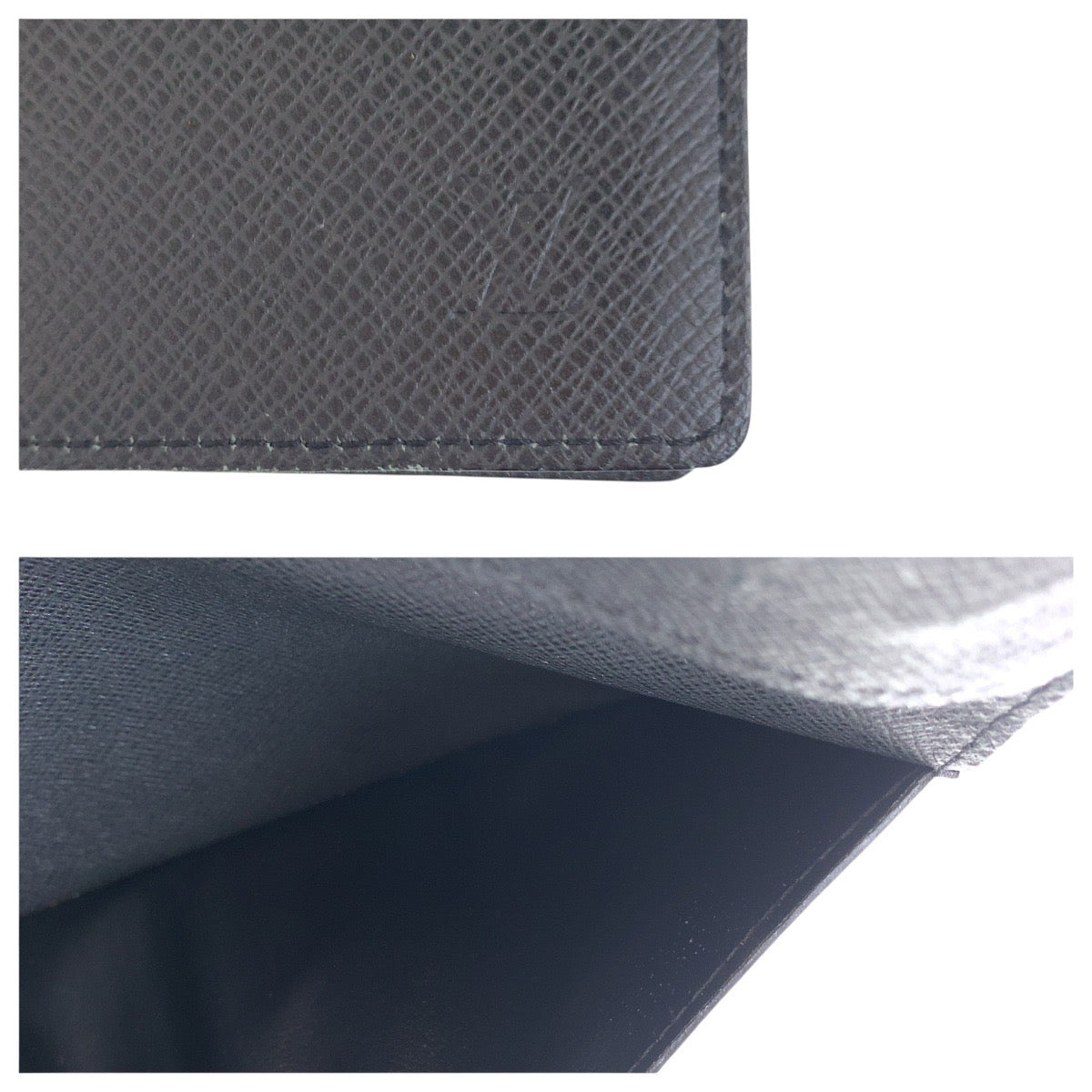 17679
LOUIS VUITTON ルイヴィトン タイガ ポルトフォイユ ロン ボレアル ブラック 黒 レザー M32607 長財布 札入れ  メンズ