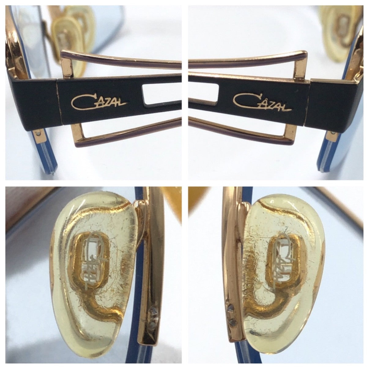 17688
CAZAL カザール ゴールド メタル MOD4159 メガネ 男女兼用  メンズ A17