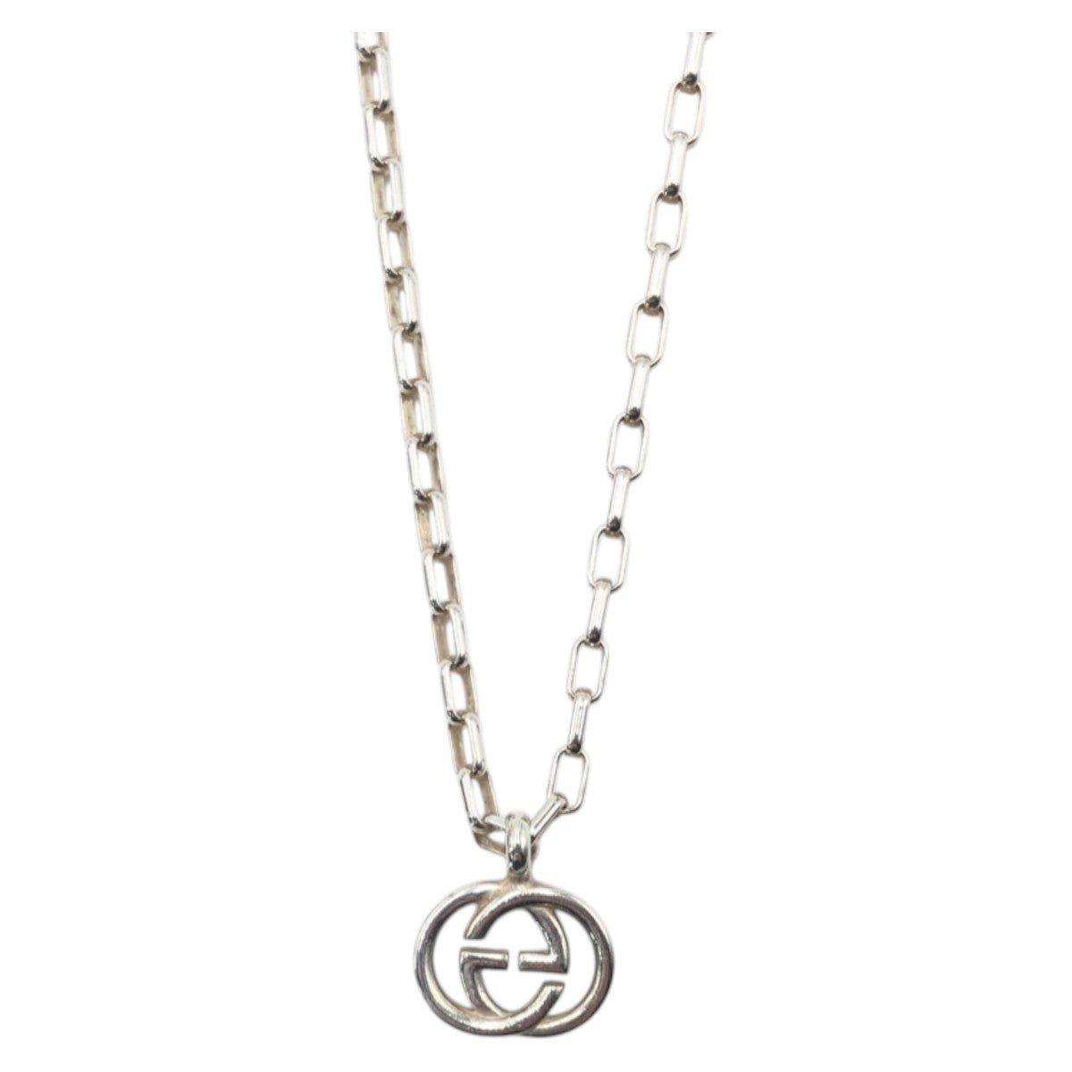 17690
GUCCI グッチ インターロッキングG シルバー SV925 シルバー 4217G 8402 ネックレス 男女兼用 レディース AB20