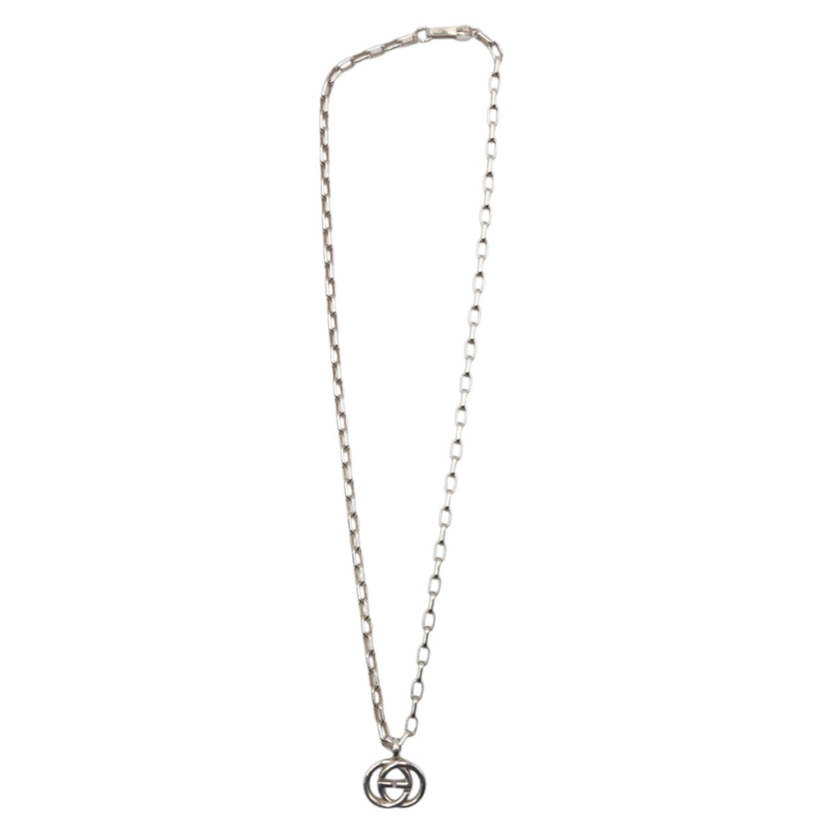 17690
GUCCI グッチ インターロッキングG シルバー SV925 シルバー 4217G 8402 ネックレス 男女兼用 レディース AB20