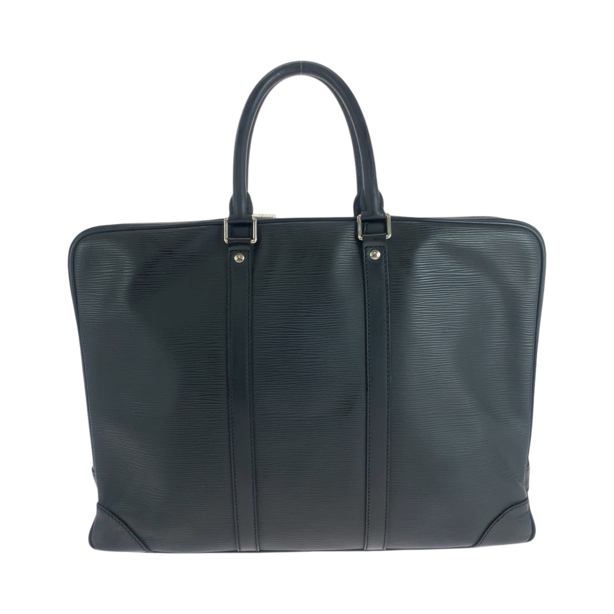 17695
LOUIS VUITTON ルイヴィトン エピ ポルトドキュマン ヴォワヤージュ ノワール ブラック 黒 シルバー金具 エピレザー M54472  ビジネスバッグ ハンドバッグ  メンズ ABP62