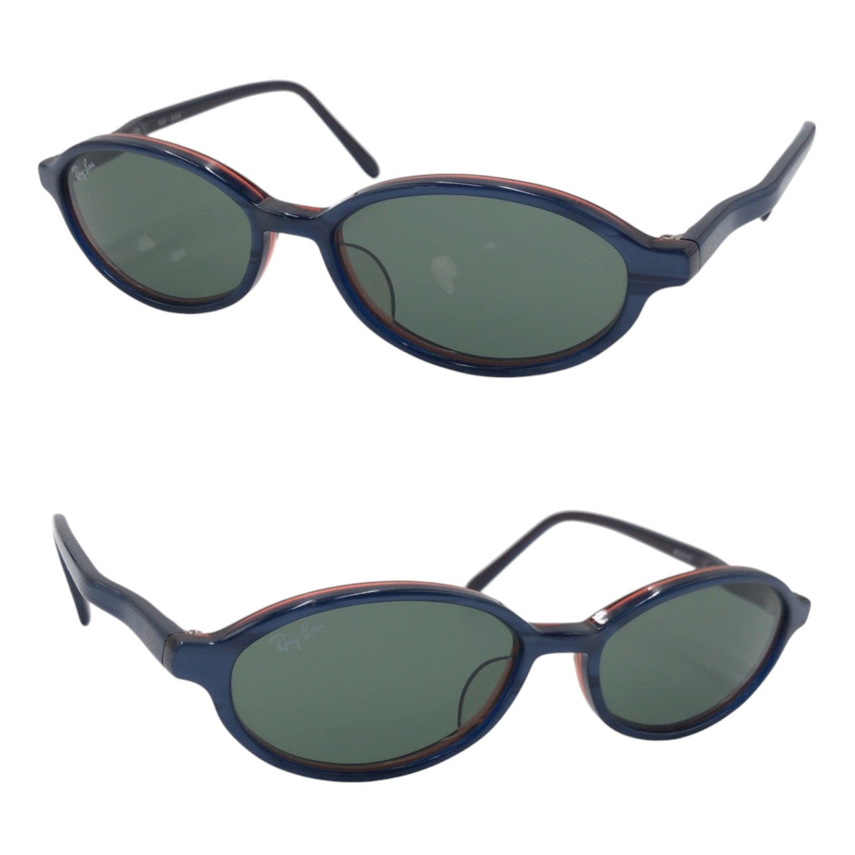 17697
Ray-Ban レイバン ブルー ブラウン プラスチック W3317 サングラス 男女兼用 オーバル  メンズ A15