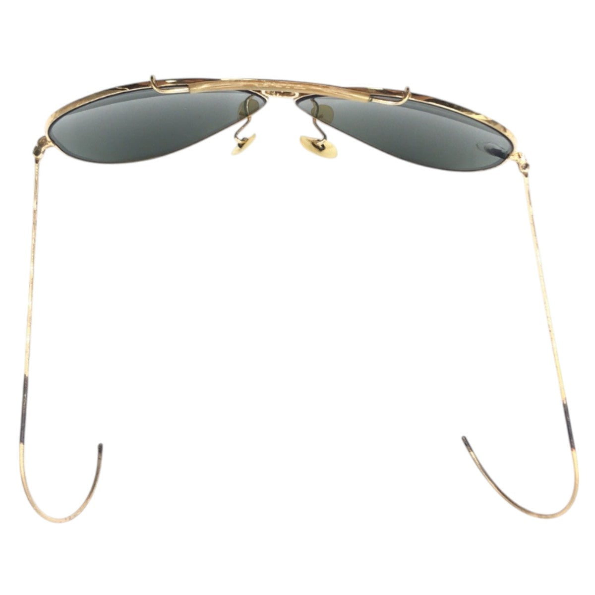17700
Ray-Ban レイバン ヴィンテージ B&L RAY-BAN U.S.A アビエーター ゴールド グリーン メタル サングラス 男女兼用 ティアドロップ  メンズ B8
