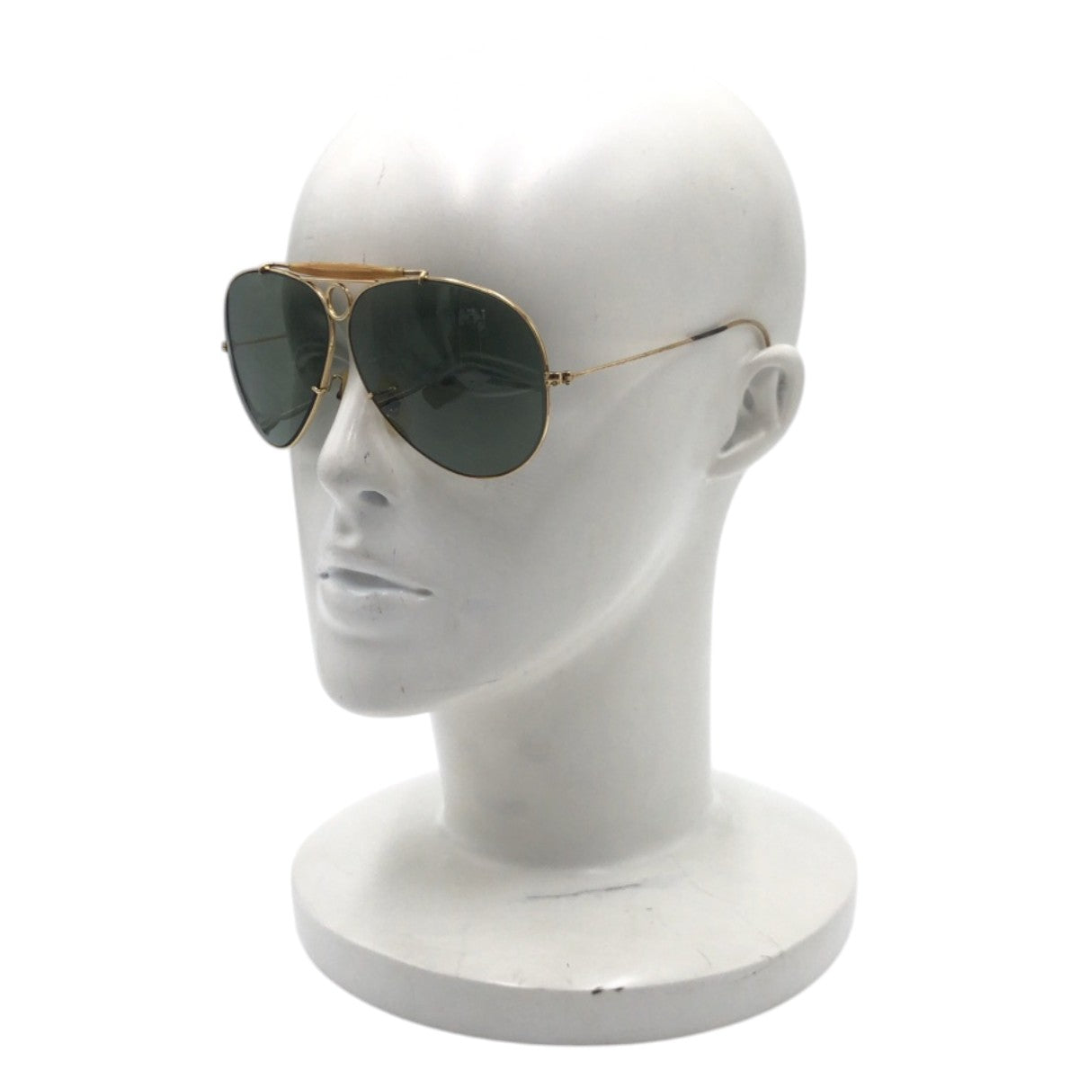 17700
Ray-Ban レイバン ヴィンテージ B&L RAY-BAN U.S.A アビエーター ゴールド グリーン メタル サングラス 男女兼用 ティアドロップ  メンズ B8