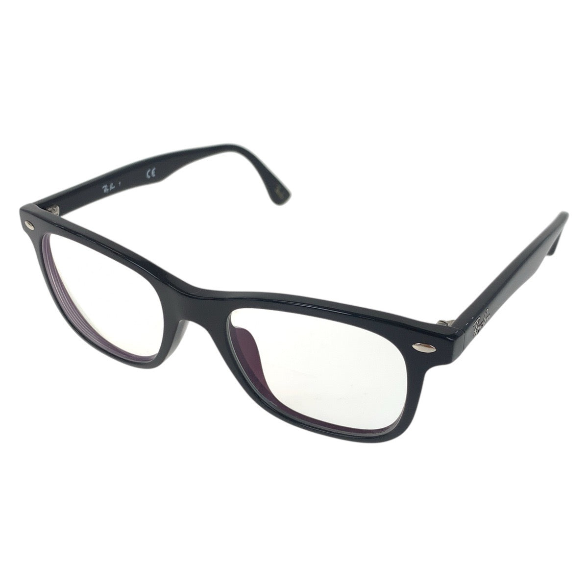 17702
Ray-Ban レイバン ウェイファーラー ブラック 黒 シルバー金具 プラスチック RB 5248A 2000 49◻︎19 140  メガネ メガネフレーム 男女兼用  メンズ ABP