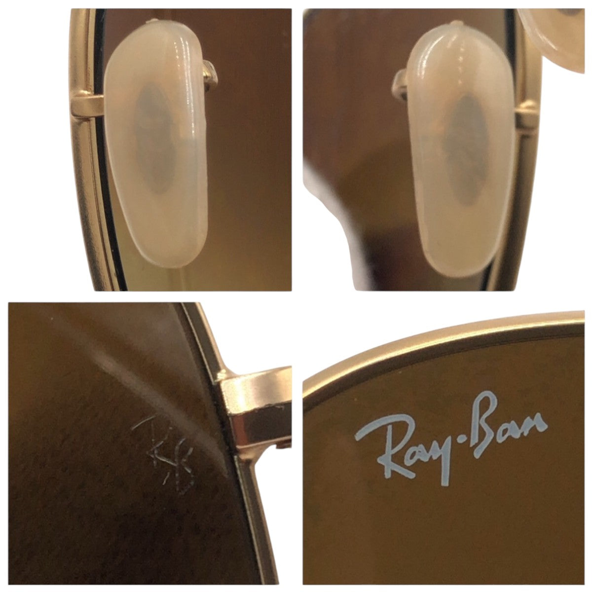 17703
Ray-Ban レイバン アビエーター ゴールド ブラウン メタル RB3025 58□14 3N サングラス 男女兼用 ティアドロップ  メンズ AB12