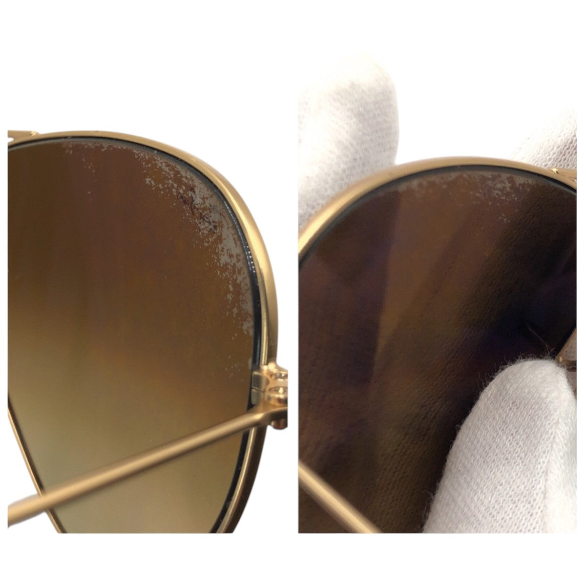 17703
Ray-Ban レイバン アビエーター ゴールド ブラウン メタル RB3025 58□14 3N サングラス 男女兼用 ティアドロップ  メンズ AB12