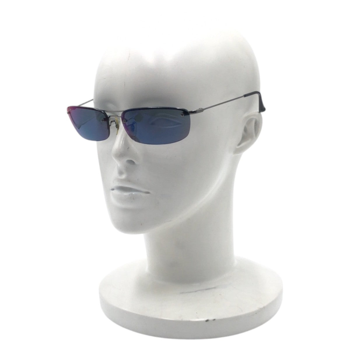 17704
Ray-Ban レイバン TOP RECTANGULAR シルバー ブラック ブルー メタル RB3174 60□16 サングラス 男女兼用 スクエア  メンズ AB9