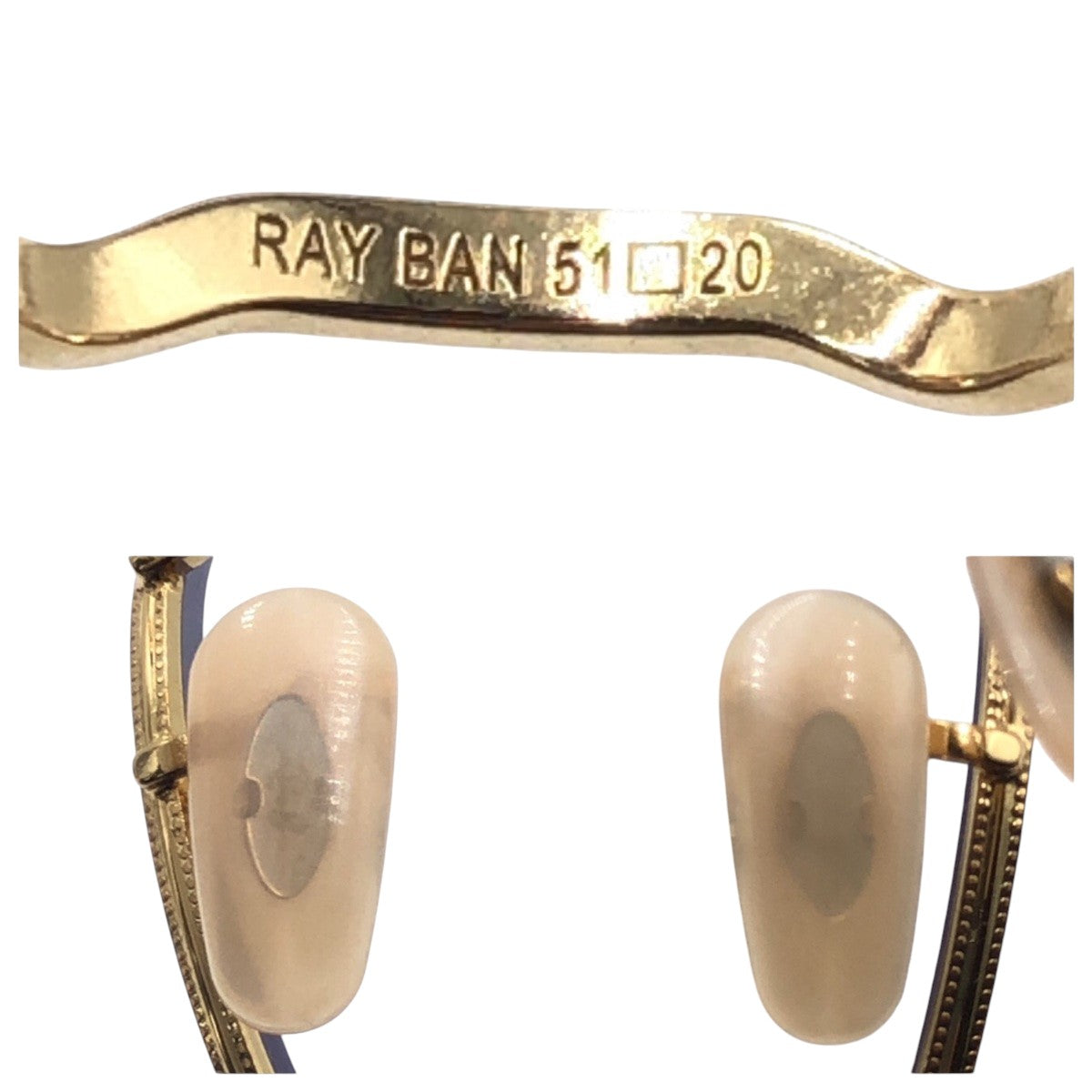 17705
Ray-Ban レイバン ジャック ゴールド メタル RB6465 51□20 140 メガネ 男女兼用  レディース