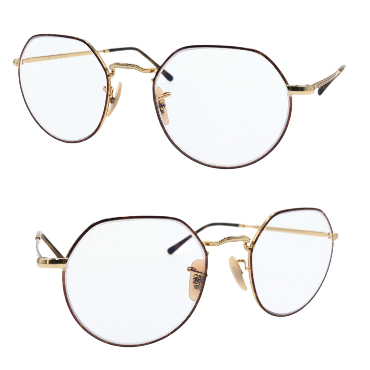 17705
Ray-Ban レイバン ジャック ゴールド メタル RB6465 51□20 140 メガネ 男女兼用  レディース